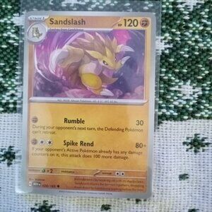 Pokemon Sandslash 028/165 from Scarlet & Violet 151